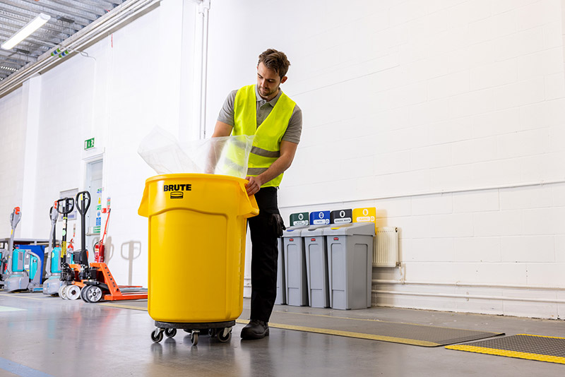 BRUTE being used in warehouse and logistics.