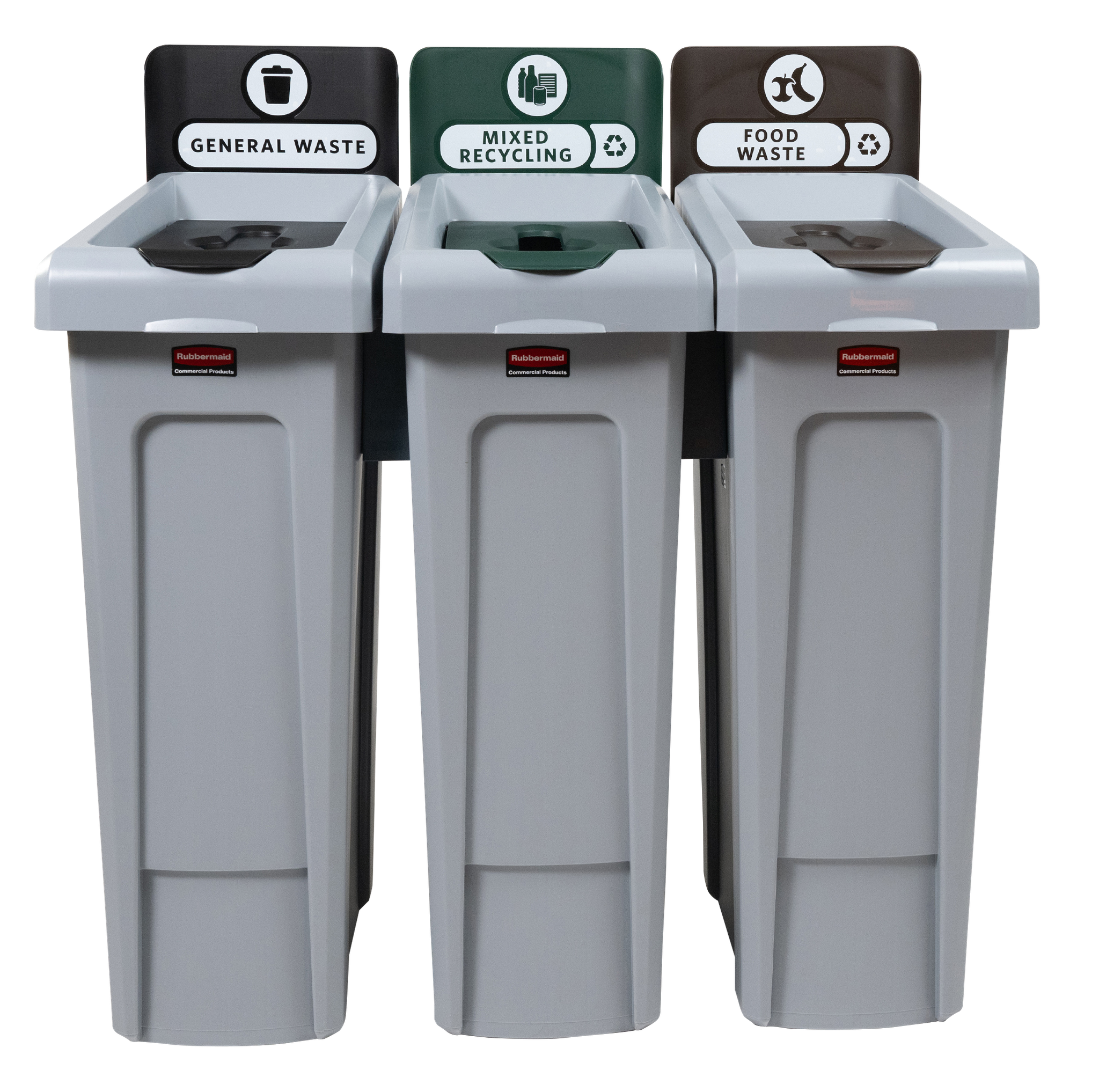 Slim Jim Recycling Station three-stream configuration