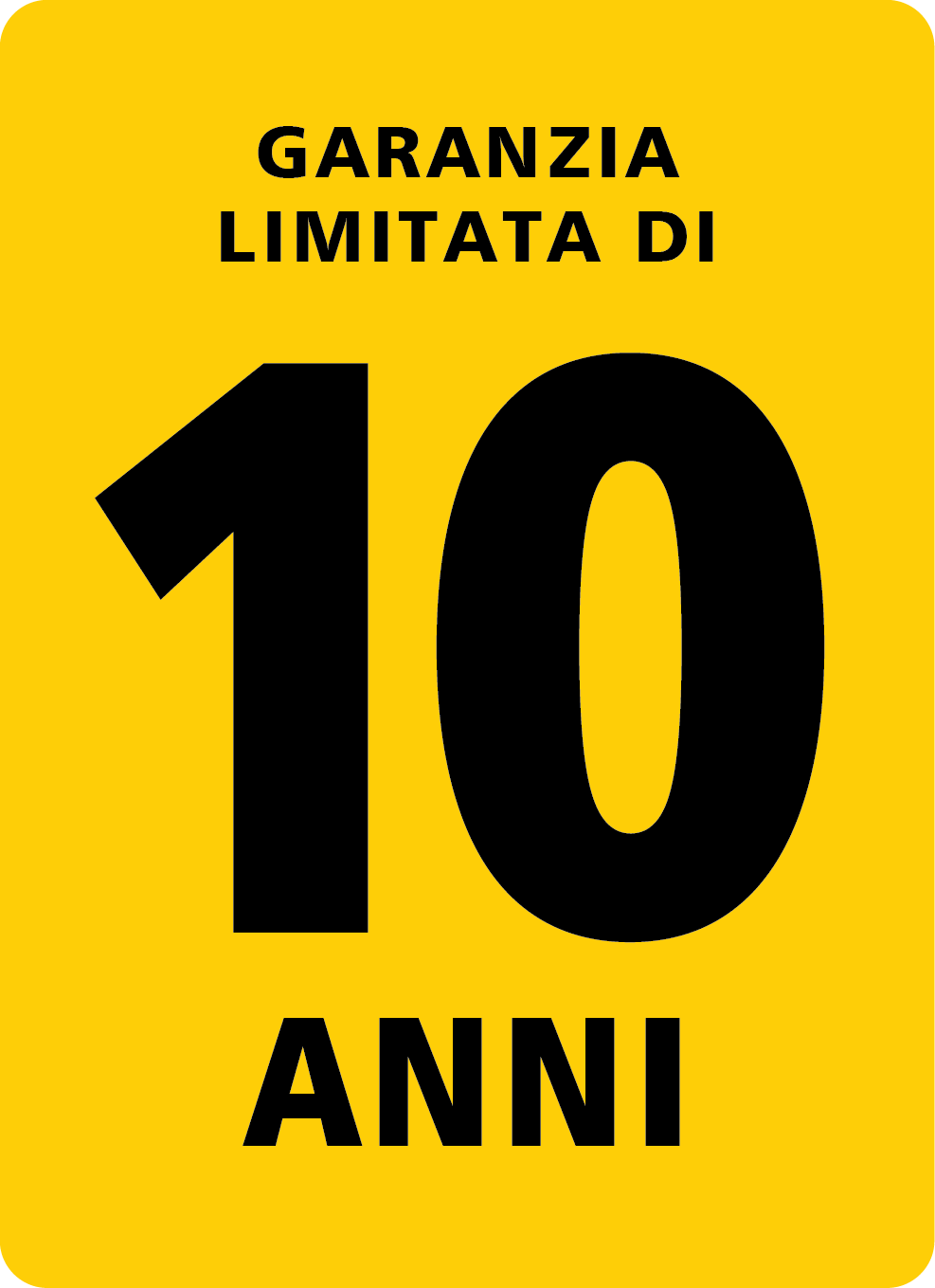 Garanzia limitata di 10 anni