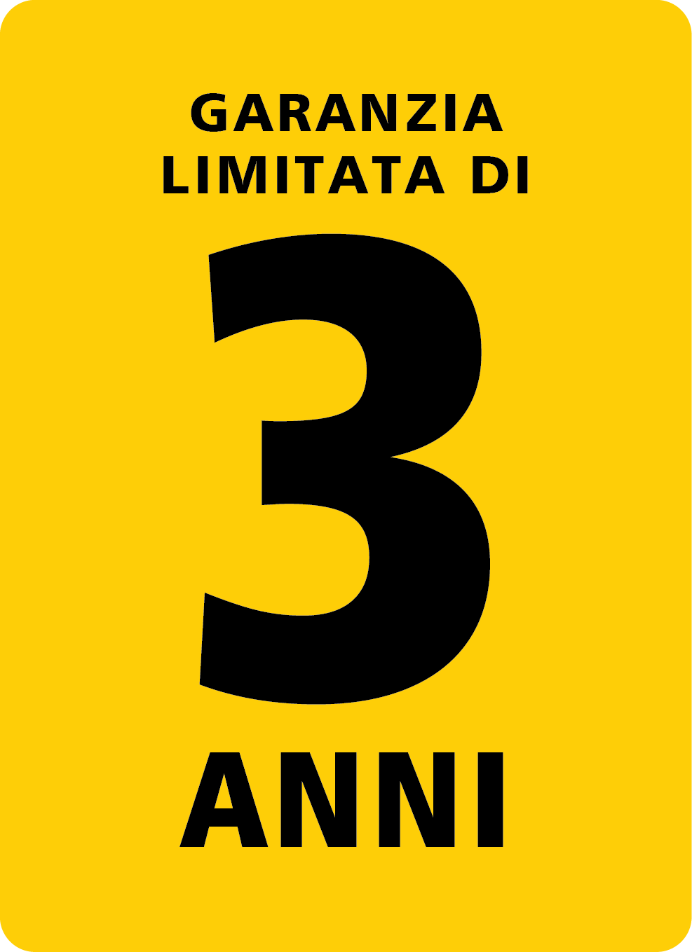 Garanzia limitata di 3 anni